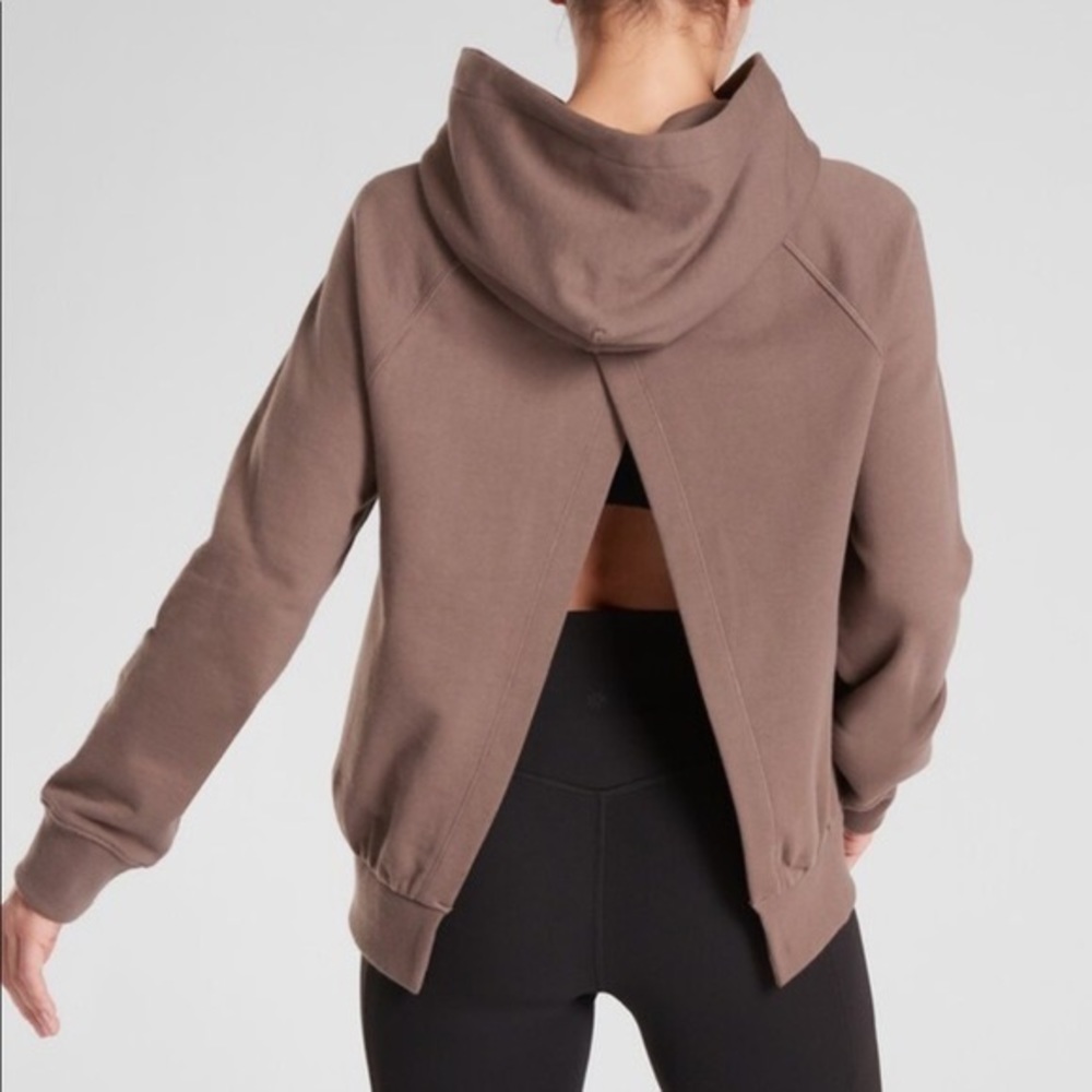 Athleta Moonrise Open Back Hoodie